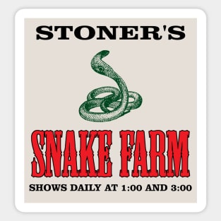 Stoner's Snake Farm Sticker